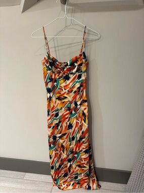 Astr The Label Multi-Color Printed Maxi Dress in